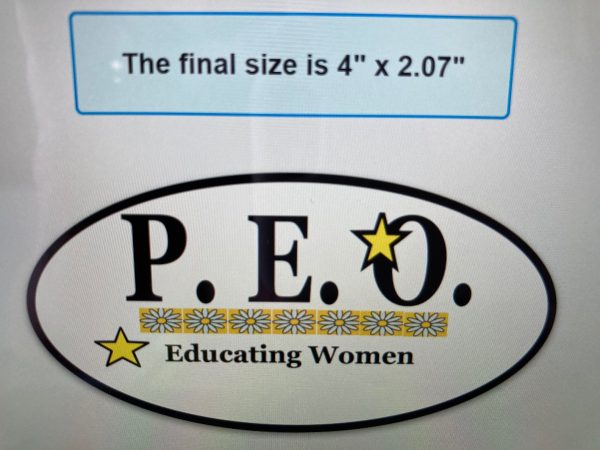 P.E.O. Educating Women cling