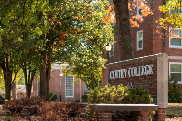 Cottey College campus in the fall