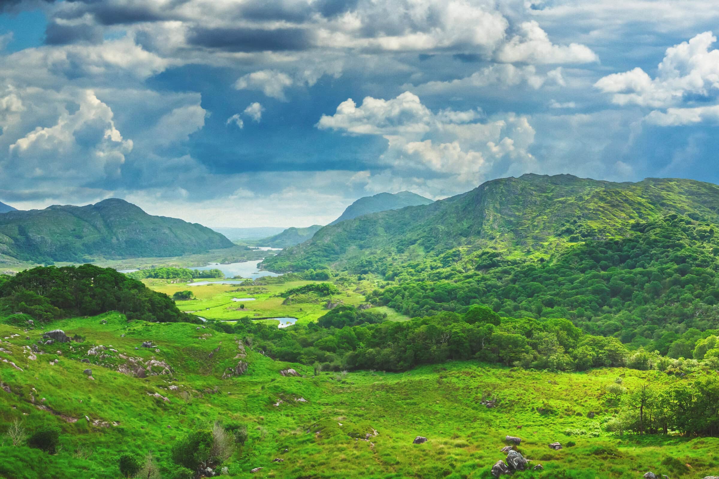 Lakes of Killarney in the distance, Killarney National Park