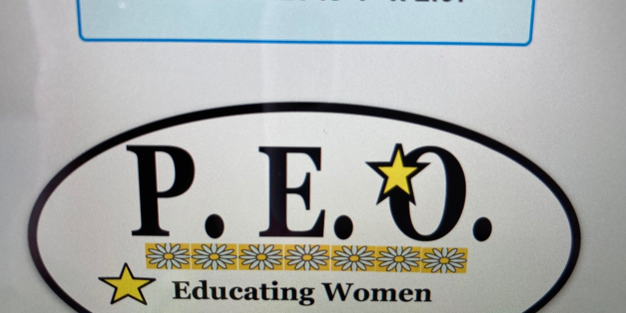 P.E.O. Educating Women cling
