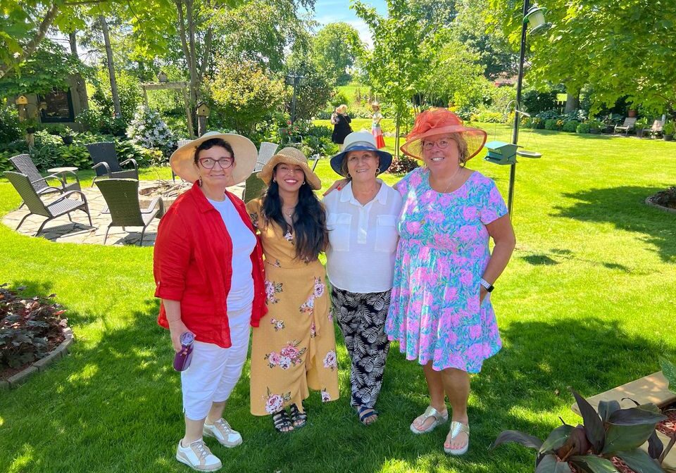P.E.O. Chapter Garden party