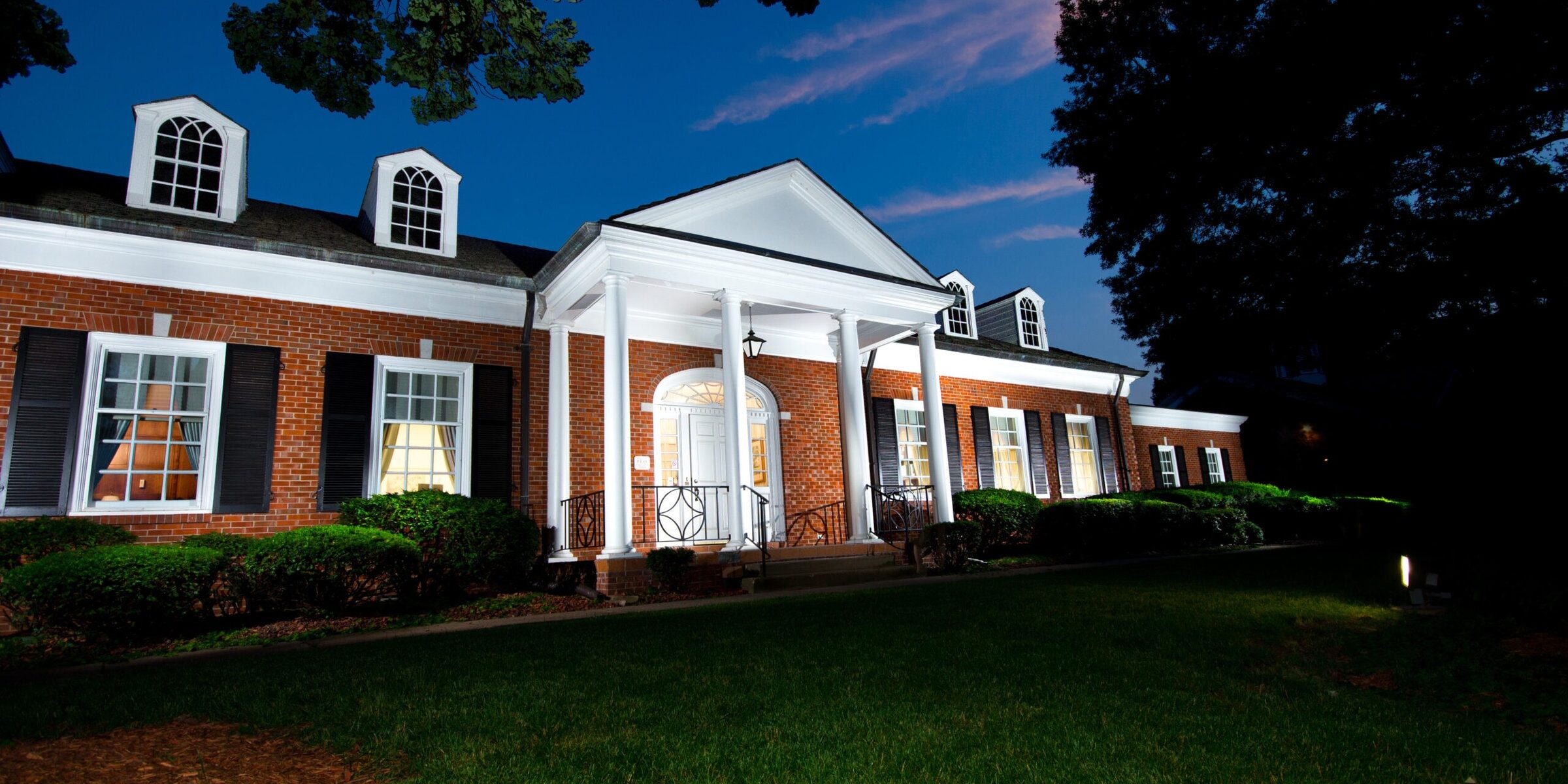 P.E.O. Executive Office at night