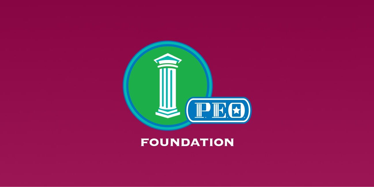 P.E.O. Foundation banner